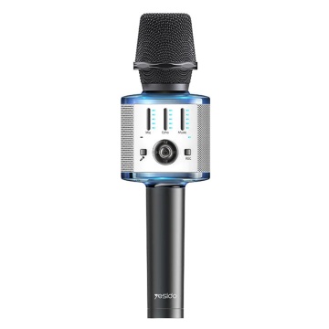 Microfon karaoke, wireless, portabil Yesido KR10 - Negru - Img 1
