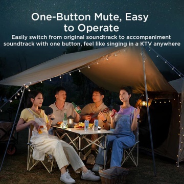 Microfon wireless karaoke JoyRoom, 5W, JR-MC6 - Rosu - Img 3