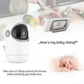 Monitor video bebelusi pentru monitorizare copii Techsuit, VB801 - Alb - Img 5