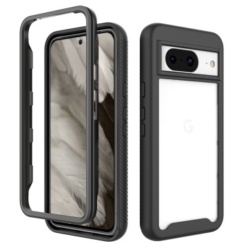 Pachet 360° Husa + folie Google Pixel 8 Techsuit Defense - Negru - Img 1