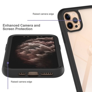 Pachet 360° Husa + folie iPhone 12 Pro Max Techsuit Defense - Negru - Img 5