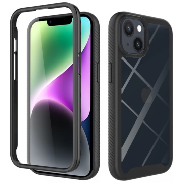 [Pachet 360°] Husa + folie iPhone 14 Techsuit Defense, Black - Img 1
