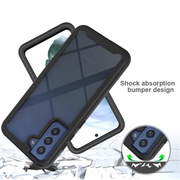 Pachet 360° Husa + folie Samsung Galaxy S22 Plus 5G Techsuit Defense - Negru - Img 2