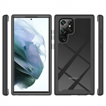[Pachet 360°] Husa + folie Samsung Galaxy S24 Ultra Techsuit Defense, negru - Img 3