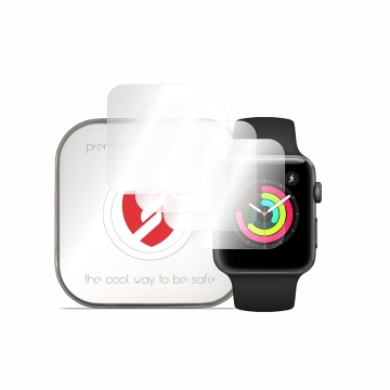 [Pachet 4x] Folie regenerabila premium Apple Watch 1 / 2 / 3 (42mm) Smart Protection Classic - Transparent - Img 1