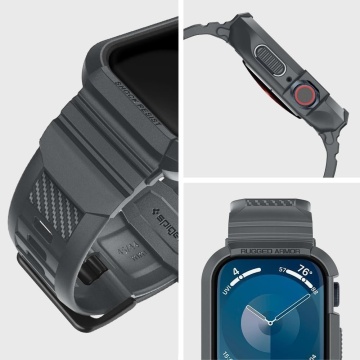 [Pachet husa + curea] Apple Watch 6 44mm Spigen Rugged Armor Pro - Img 6