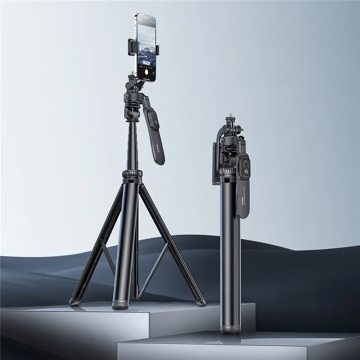 Selfie stick cu tripod si telecomanda, Bluetooth 5.0 Yesido SF17 - Negru - Img 5