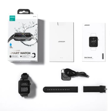 SmartWatch (JR-FT6) - 1.85", Bluetooth 5.3, Answer/Make Calls, 107+ Sports Modes, IP68, 300mAh - Negru - Img 2