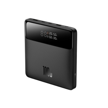Acumulator Extern 2xUSB, 2xUSB-C, 20000mAh + Cablu USB-C, 100W - Baseus (PPDGL-01) - Black - Img 2