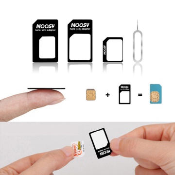 Adaptor Nano SIM, Micro SIM Techsuit Unlimited Innovation - Negru - Img 8