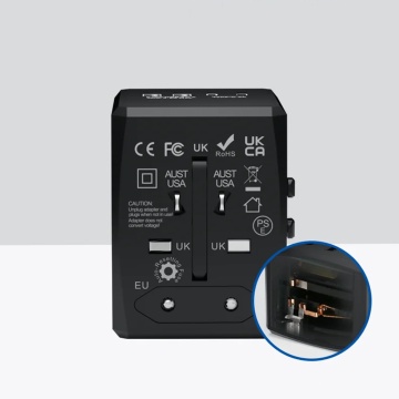 Adaptor priza EU la US, UK, AUS, PD20W, Techsuit, HHT904 - Alb - Img 6