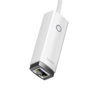 Adaptor USB la RJ45 LAN Baseus, 1000Mbps, WKQX000102 - Alb - Img 5