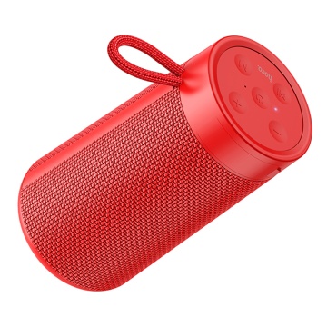 Boxa handsfree portabila Bluetooth Hoco HC13, TWS - Rosu - Img 1