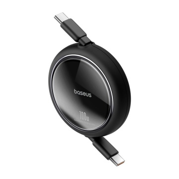 Cablu de date Super Fast Charging PD100W Baseus Free2Draw Mini -Negru - Img 2