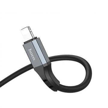 Cablu de date Type-C la Lightning, 20W, 3m Hoco X92, negru - Img 2