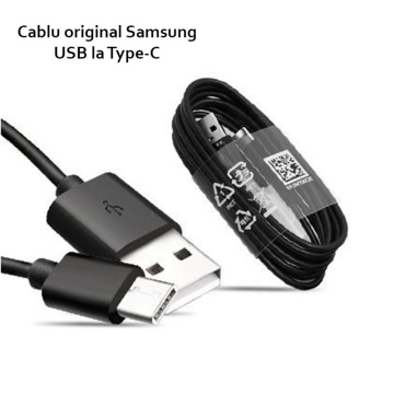 Cablu de date Type-C Samsung, 480Mbps, 0.8m, bulk, EP-DR140ABE -Negru - Img 4
