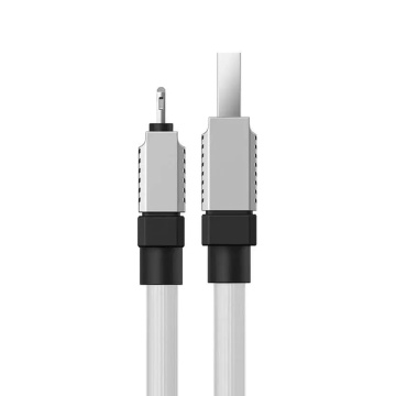 Cablu de date USB la Lightning Baseus, 2.4A, 2m, CAKW000502 - Alb - Img 4