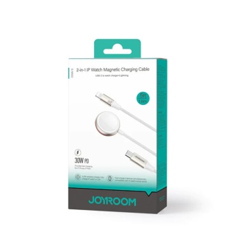 Cablu incarcare wireless iWatch JoyRoom, 3.5W, 1.5m, alb, S-IW012 - Img 7