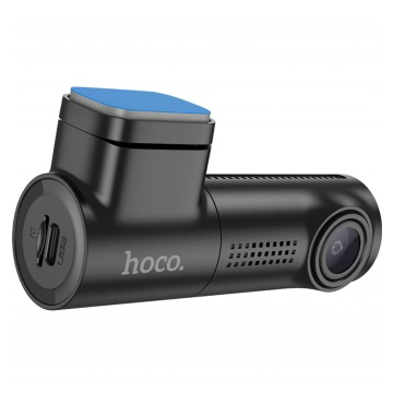 Camera auto DashCam pentru masina cu prindere parbriz Hoco DV1 - Negru - Img 2