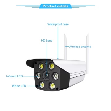 Camera de supraveghere waterproof Techsuit, V380 PRO, K6 - Alb - Img 2