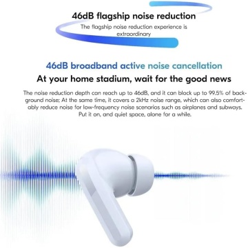 Casti Xiaomi wireless Redmi Buds 5 (BHR7631GL) - Bluetooth 5.3, Reducere activă a zgomotului, Control tactil, Albastru - Img 6