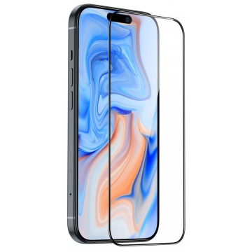 Folie Ecran Iphone 15, Negru - Img 2