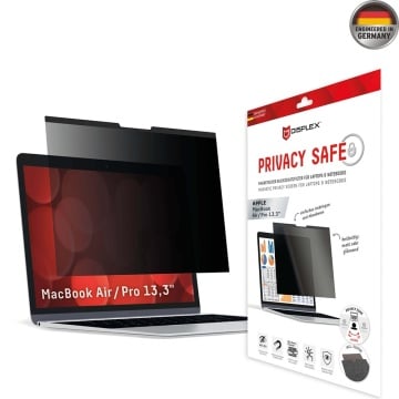 Folie premium MacBook Pro 13" 2020 Displex Laptop Privacy Safe - Negru - Img 1