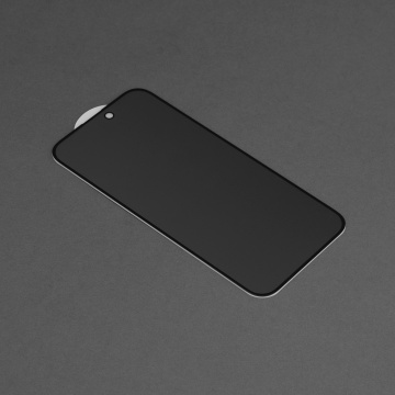 Folie sticla iPhone 15 Plus Dux Ducis Tempered Glass Privacy, Negru - Img 4