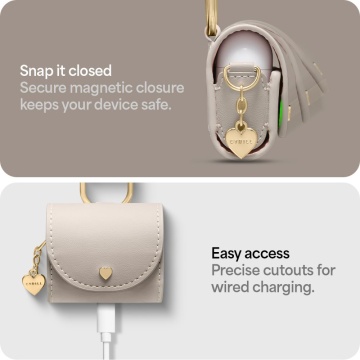 Husa AirPods 4 Spigen Cyrill Mini Bag - Bej - Img 8