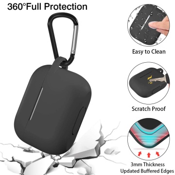 Husa Apple AirPods 3 Techsuit Silicone Case - Negru - Img 2