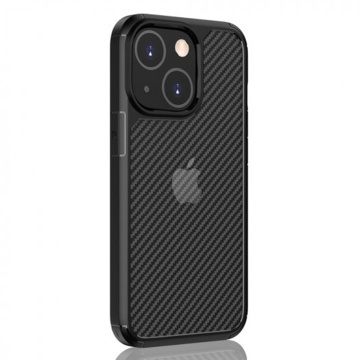 Husa din Carbon Iphone 15 Plus, Negru - Img 2