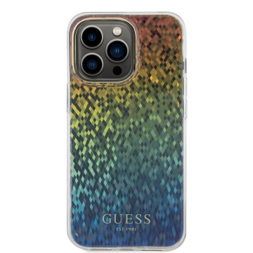 Husa Guess Hardcase IML Faceted Mirror Disco Iridescent iPhone 15 Pro GUHCP15LHDECMI- Multicolor - Img 3