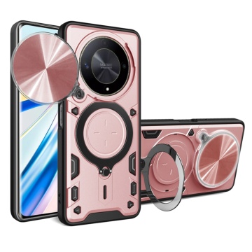Husa Honor Magic6 Lite Techsuit CamGuard Pro - Roz Gold - Img 1