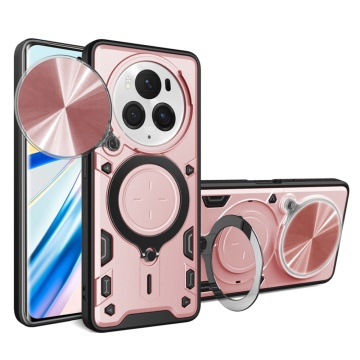 Husa Honor Magic6 Pro Techsuit CamGuard Pro - Roz Gold - Img 1