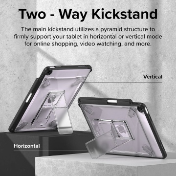 Husa iPad Air 11 (2024) Ringke Fusion Sketch Stand - Negru - Img 5