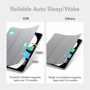 Husa iPad Air 5 (2022) ESR Rebound Slim - Roz - Img 3