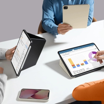 Husa iPad Pro 11" 2021 Tomtoc Inspire Mode Folio, B52A1W1 - Crem - Img 7
