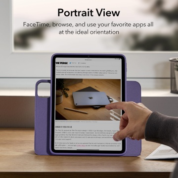 Husa iPad Pro 12.9 (2022) ESR Shift Magnetic - Violet - Img 2