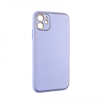 Husa Iphone 11 din piele ecologica Violet - Img 3
