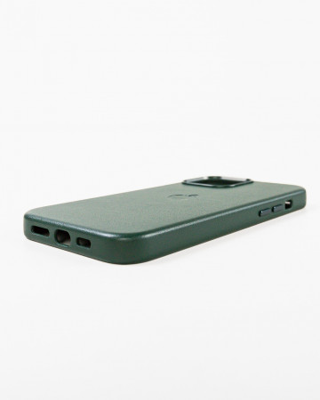 Husa Iphone 13 Pro Max din piele naturala Verde MagSafe - Img 2