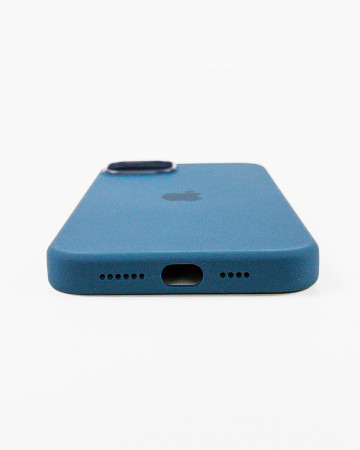 Husa Iphone 14 Plus din silicon Albastra MagSafe - Img 3