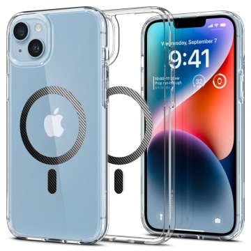 Husa Iphone 14 Plus Spigen - Ultra Hybrid MagSafe, Fibra Carbon - Img 1