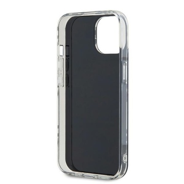 Husa iPhone 15 Plus - DKNY IML Checkered Mono Pattern (DKHCP15MHDLCEK) - Black - Img 2