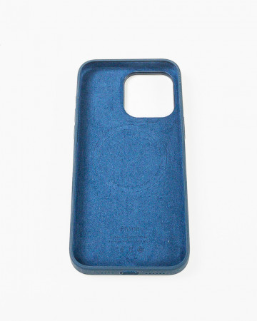 Husa Iphone 15 Pro Max din silicon Navy Blue MagSafe - Img 5