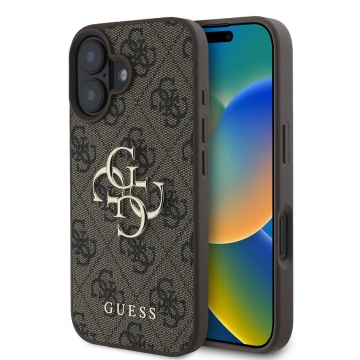 Husa iPhone 16 Plus Guess Hardcase 4G Big Logo - Maro - Img 1