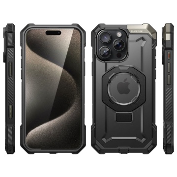 Husa iPhone 16 Pro Max Supcase Unicorn Beetle Defender - Negru - Img 3
