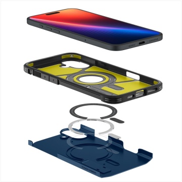 Husa iPhone 16 Spigen Tough Armor MagSafe - Navy Blue - Img 4