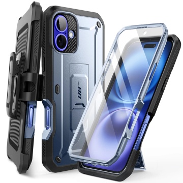 Husa iPhone 16 Supcase Unicorn Beetle Pro - Albastru - Img 1