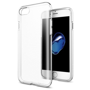 Husa iPhone SE 3, SE 2022 Spigen Liquid Crystal - Transparenta - Img 6