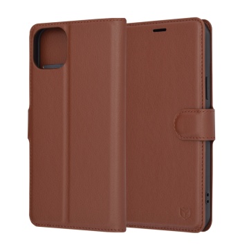 Husa Leather Folio - iPhone 15 Plus - Maro - Img 1
